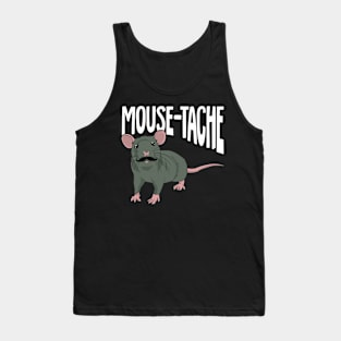 Mouse-tache Fancy Mouse Pet Animal Lover Gift Tank Top